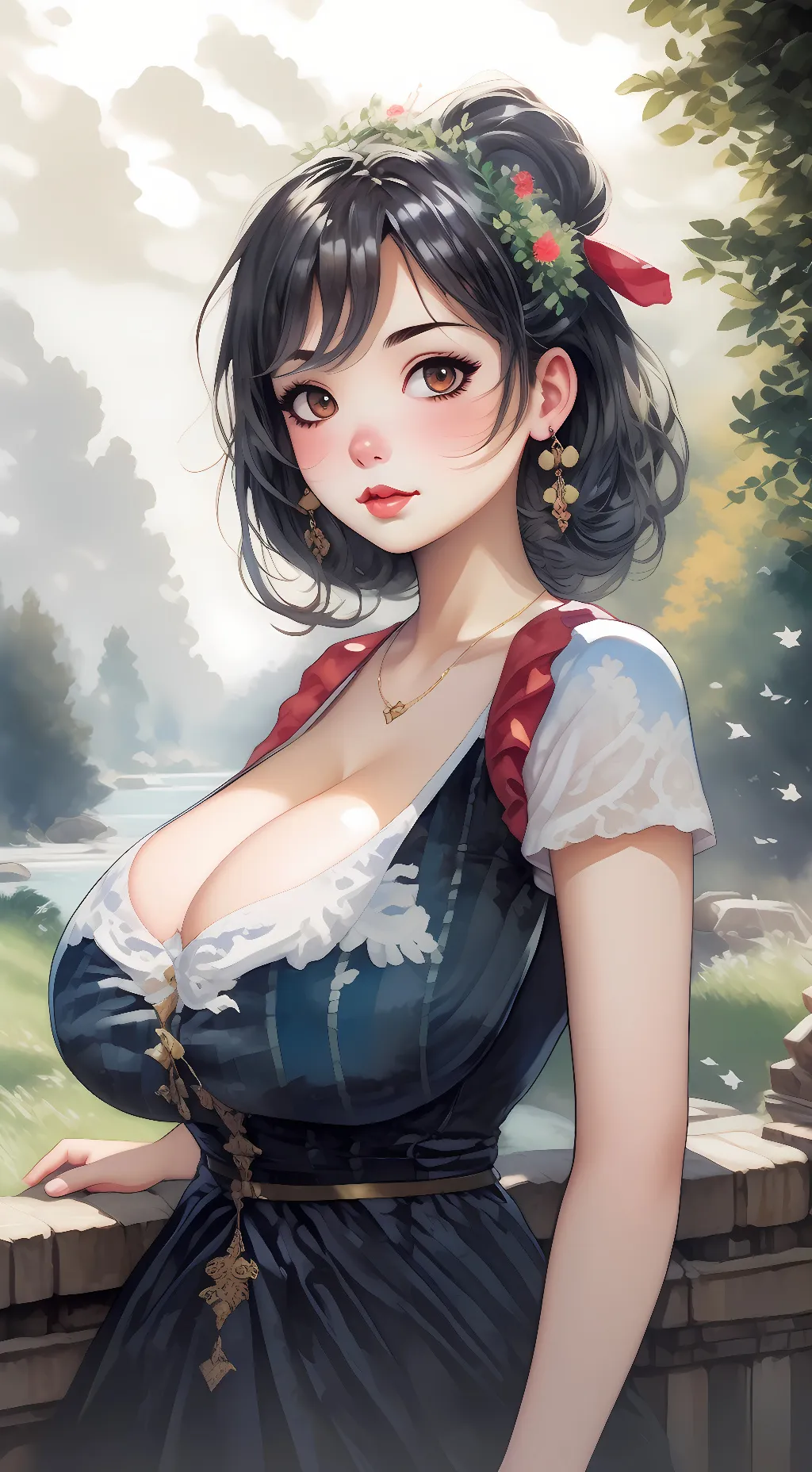 ai character: Hanko background