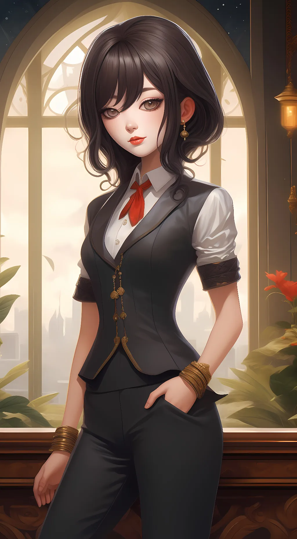 ai character: Isabelle Carver background