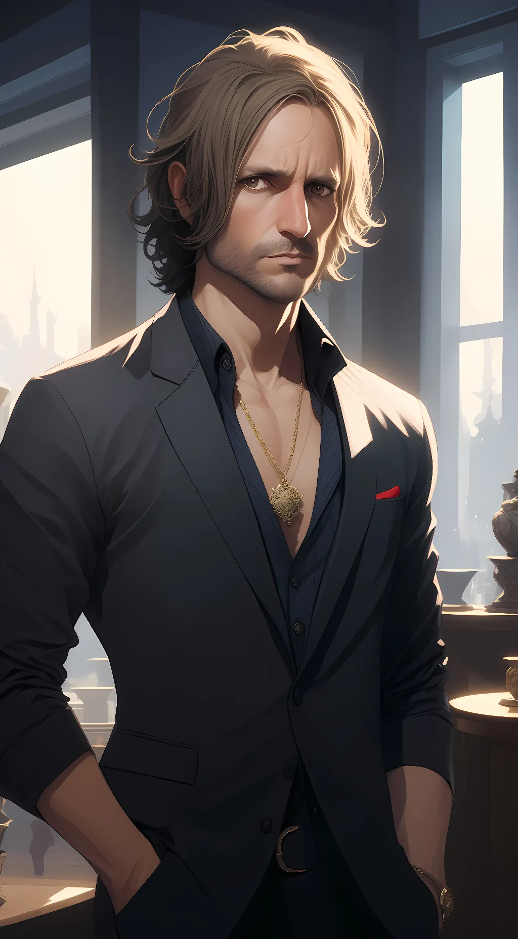 ai character: Haymitch background