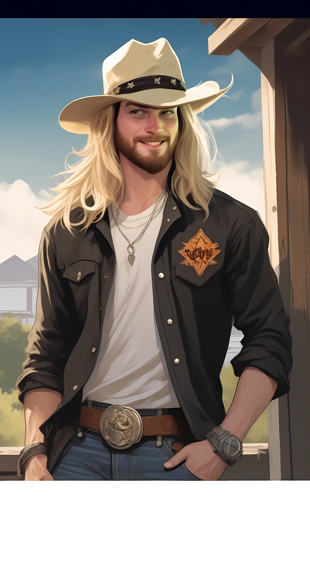 ai character: Ronnie Van zant background