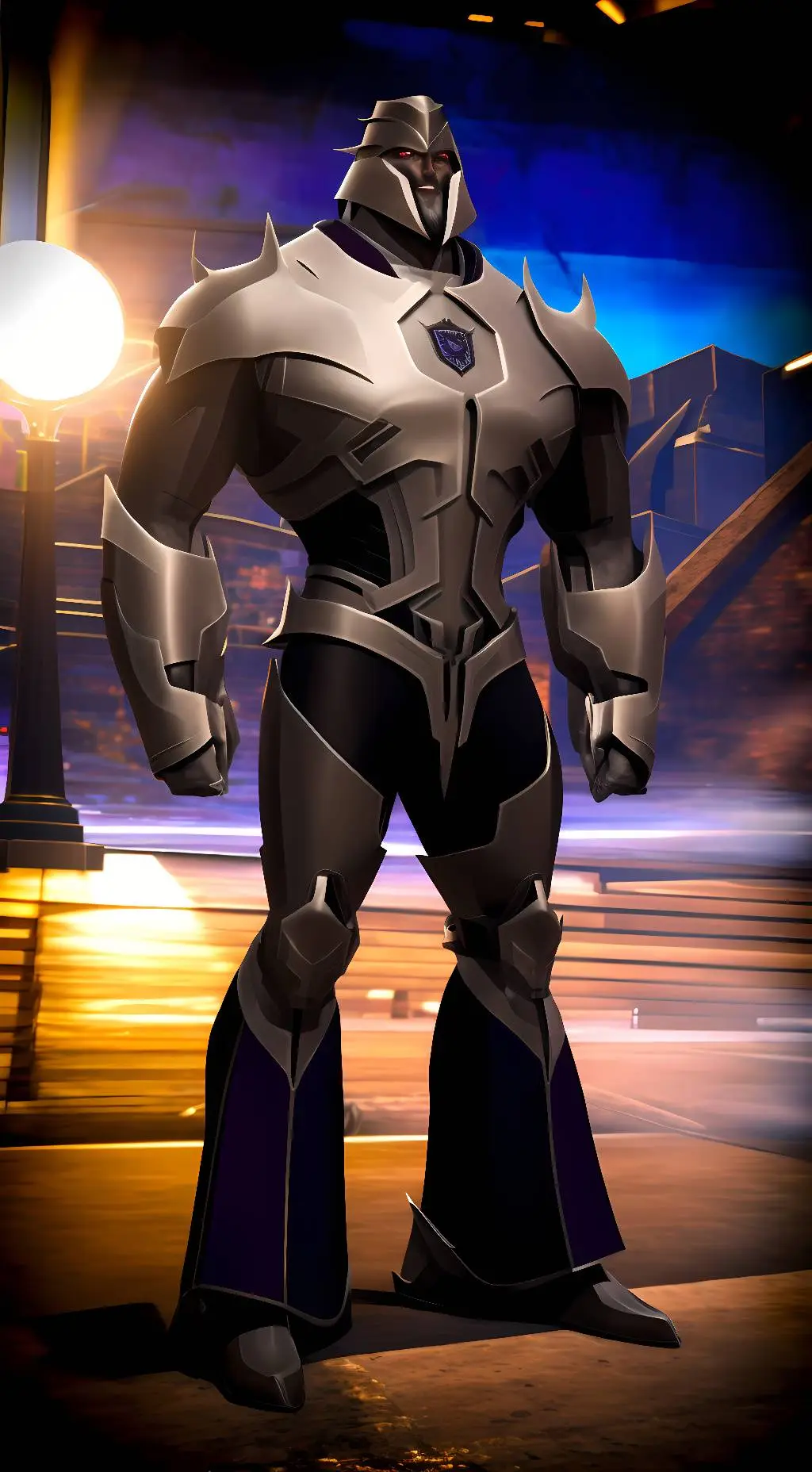 ai character: Megatron Tfp background