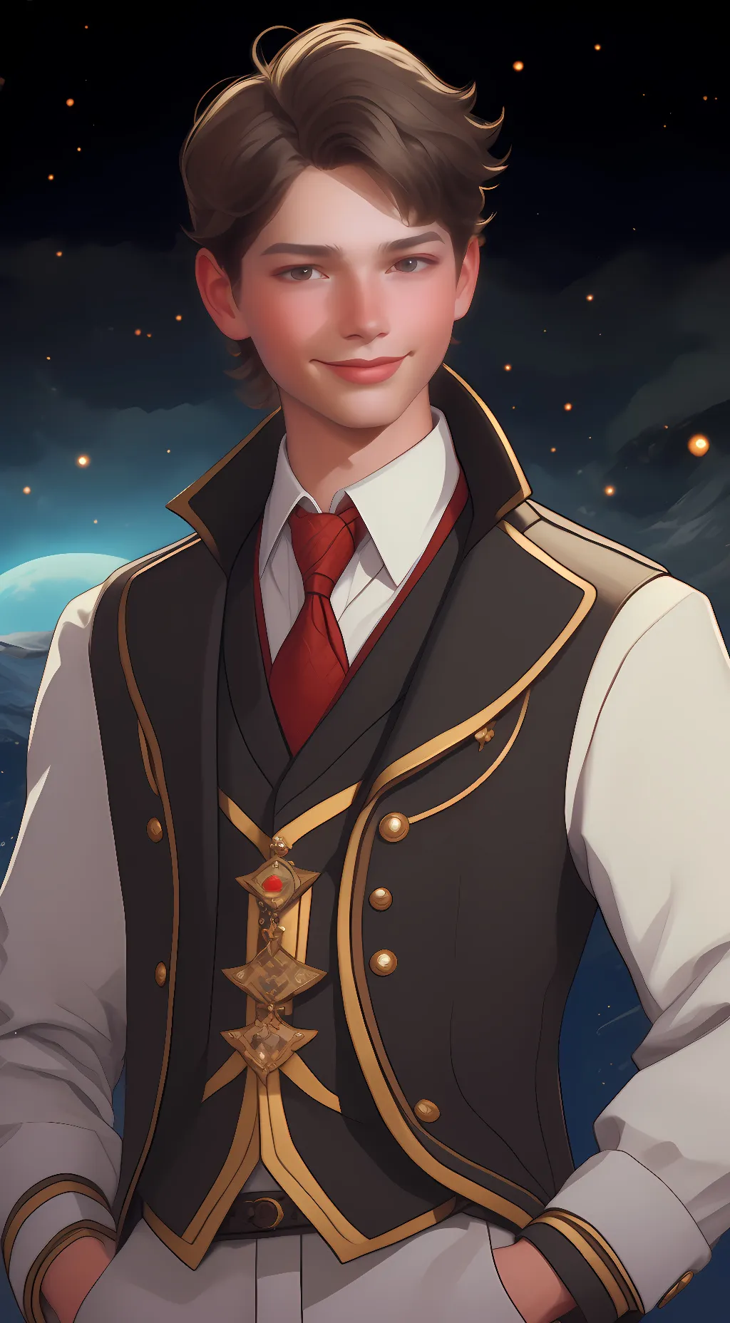ai character: Kieran background
