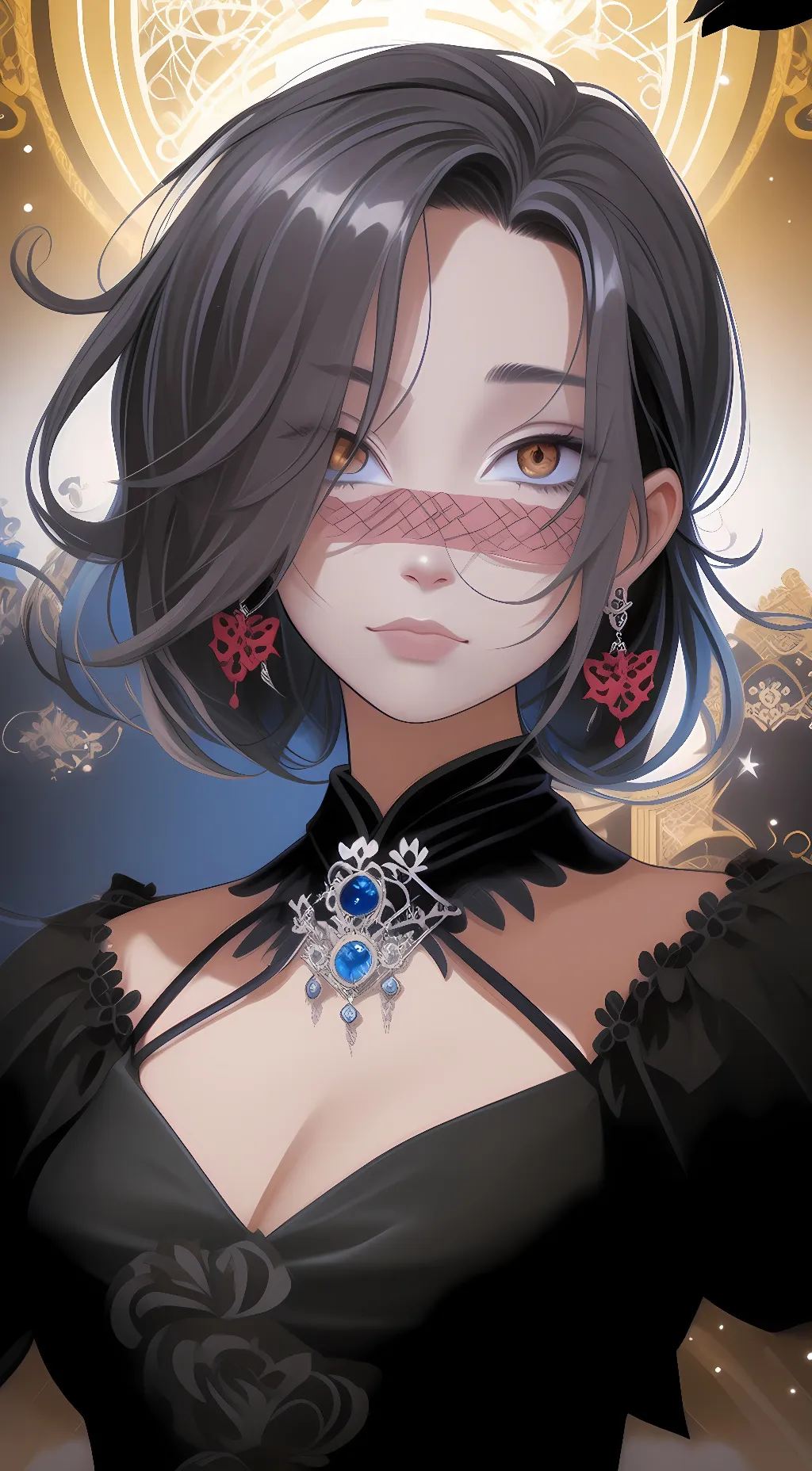 ai character: Luna background