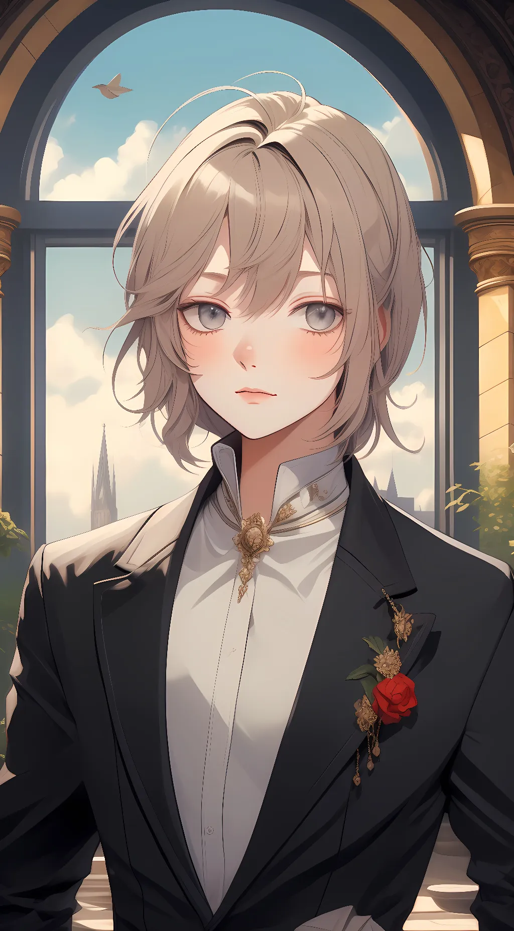 ai character: Star background