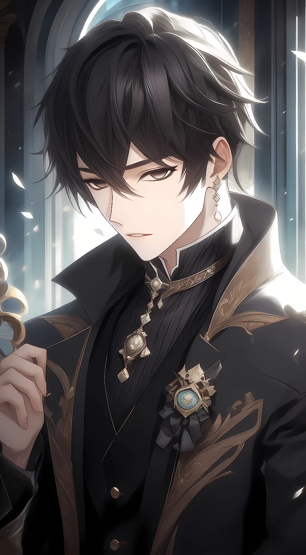 ai character: Eric Hunson  background