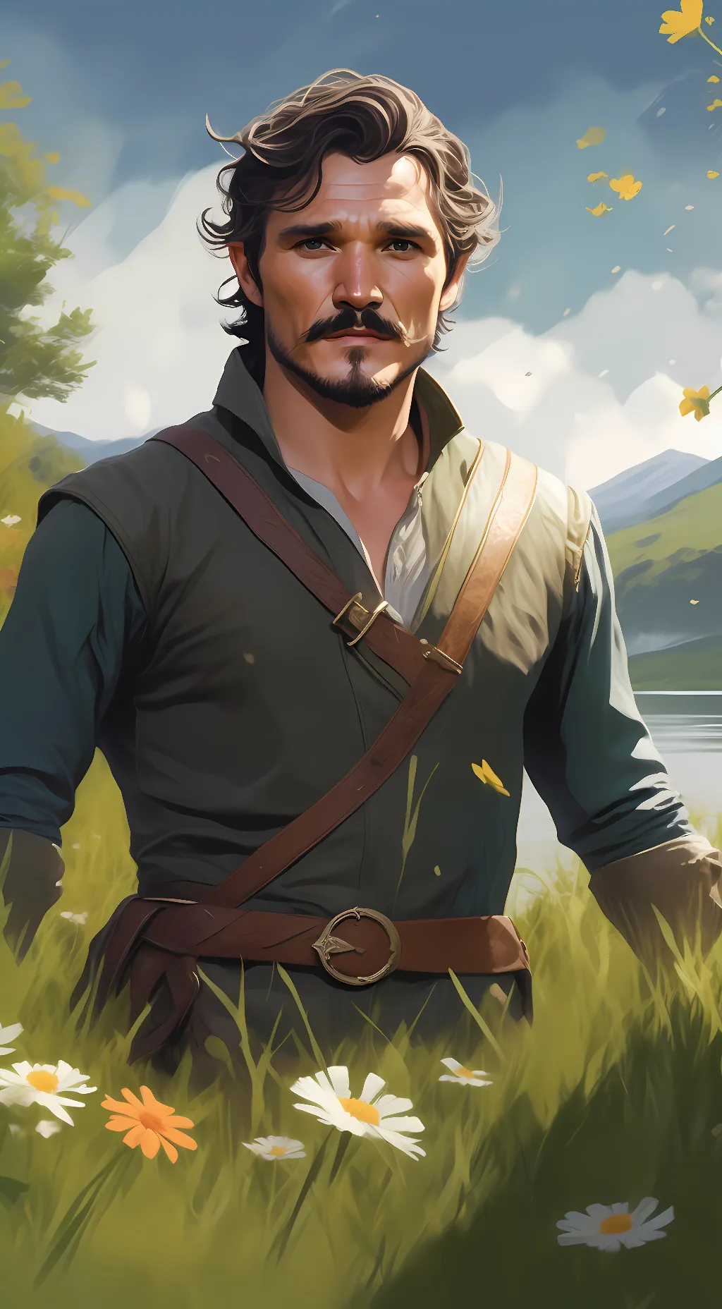 ai character: Heath background