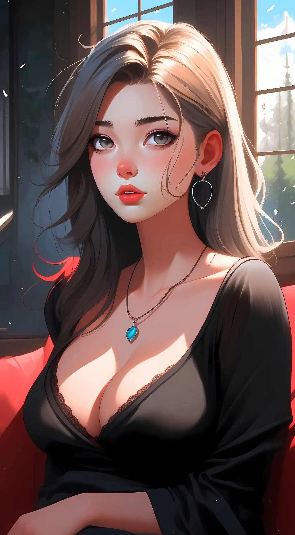 ai character: Rose background