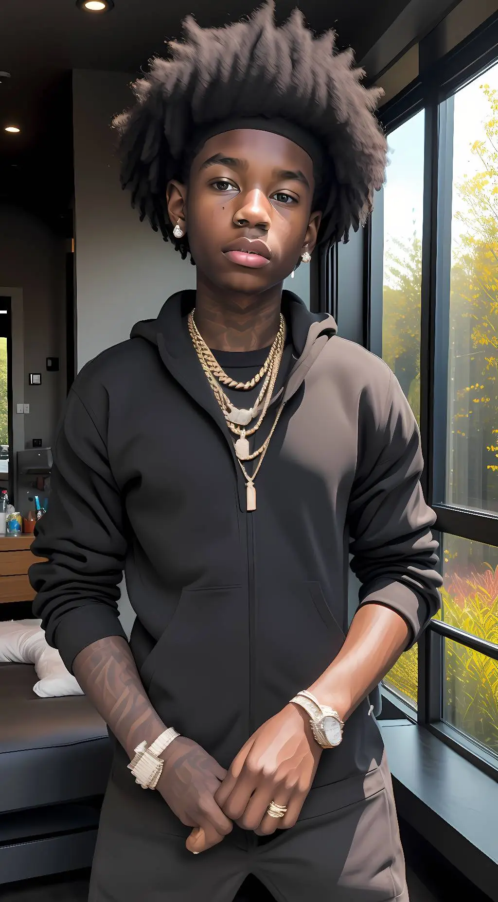 ai character: kentrell  background