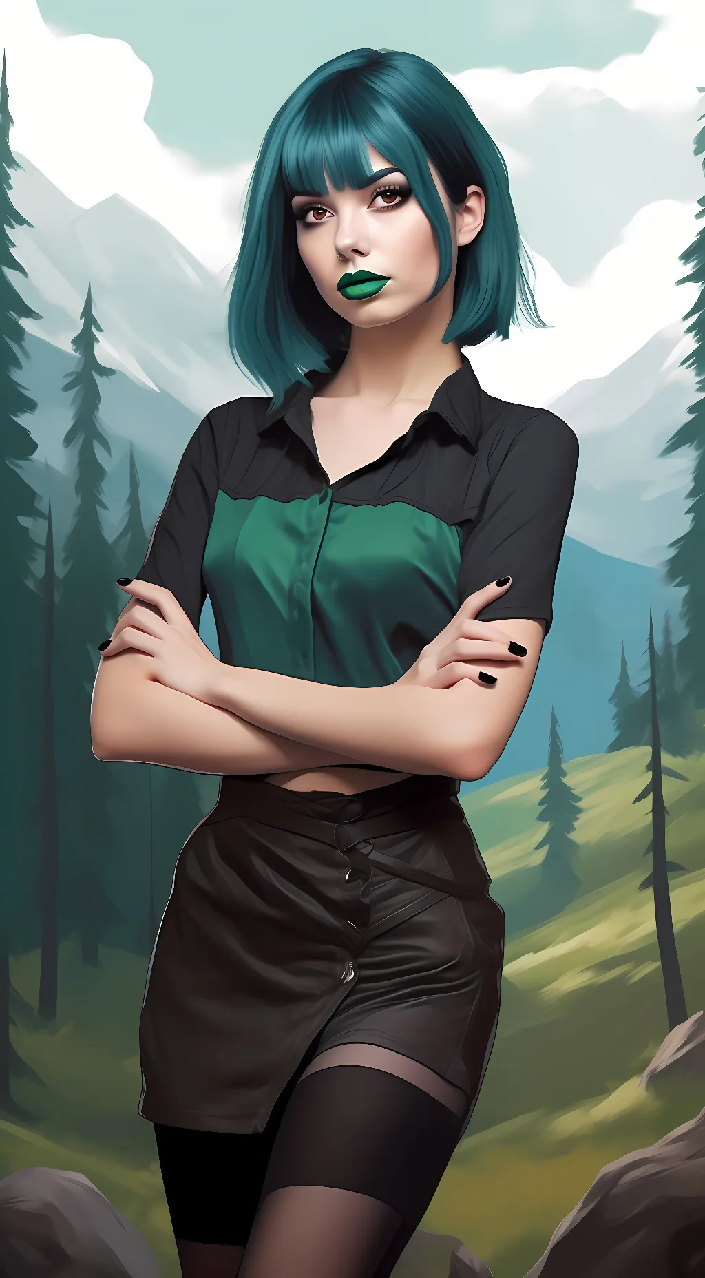 ai character: Gwen Ingrid background