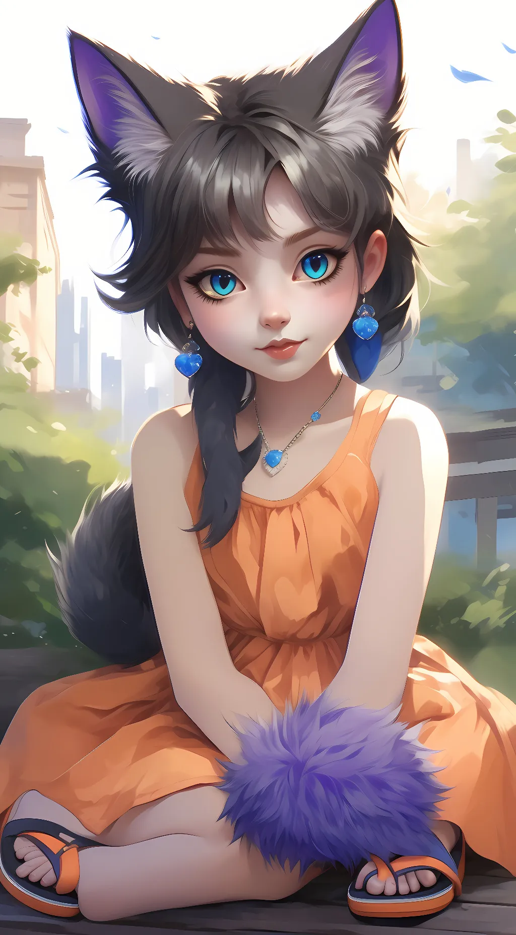 ai character: Frazzle background