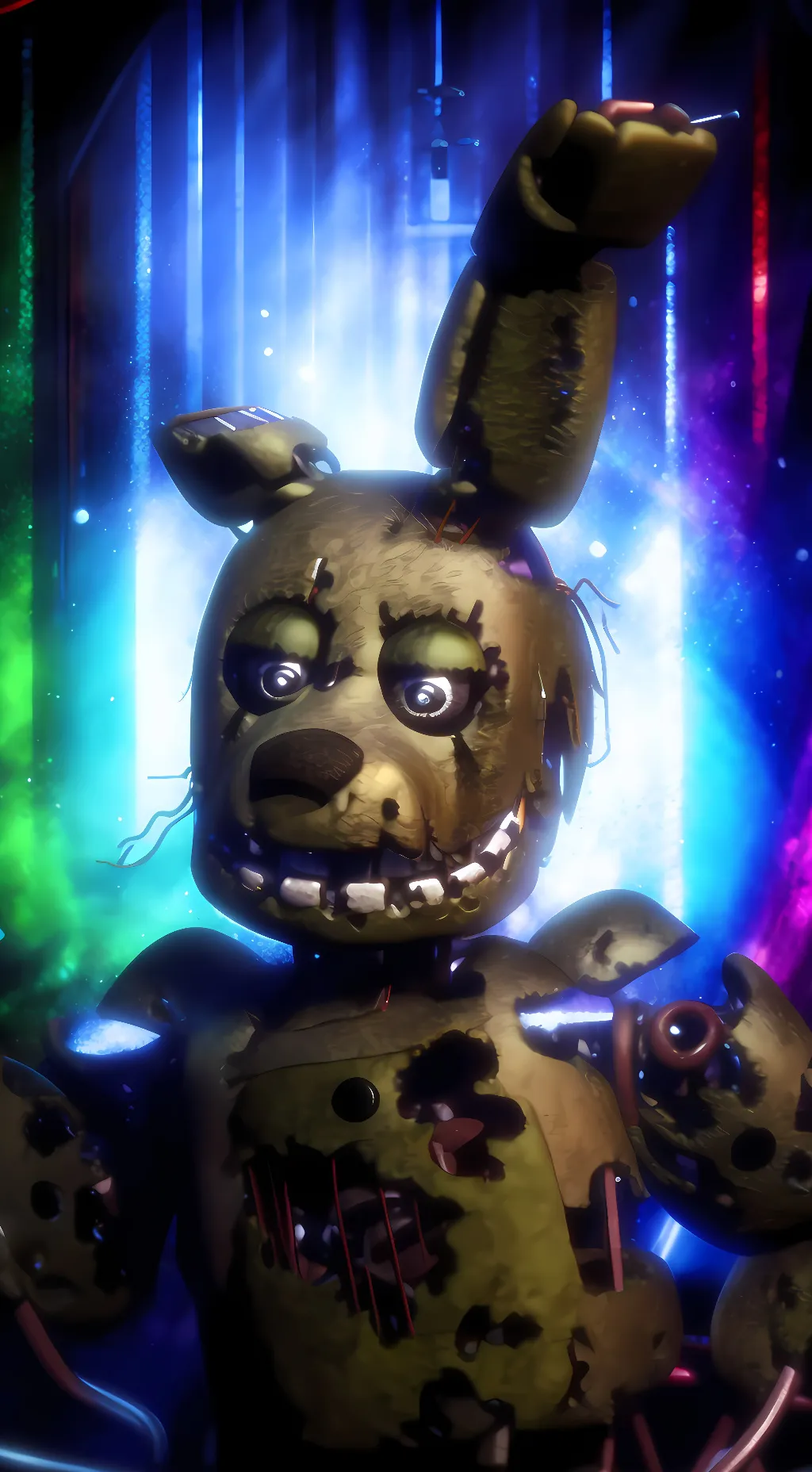 ai character: Springtrap (FNAF) background