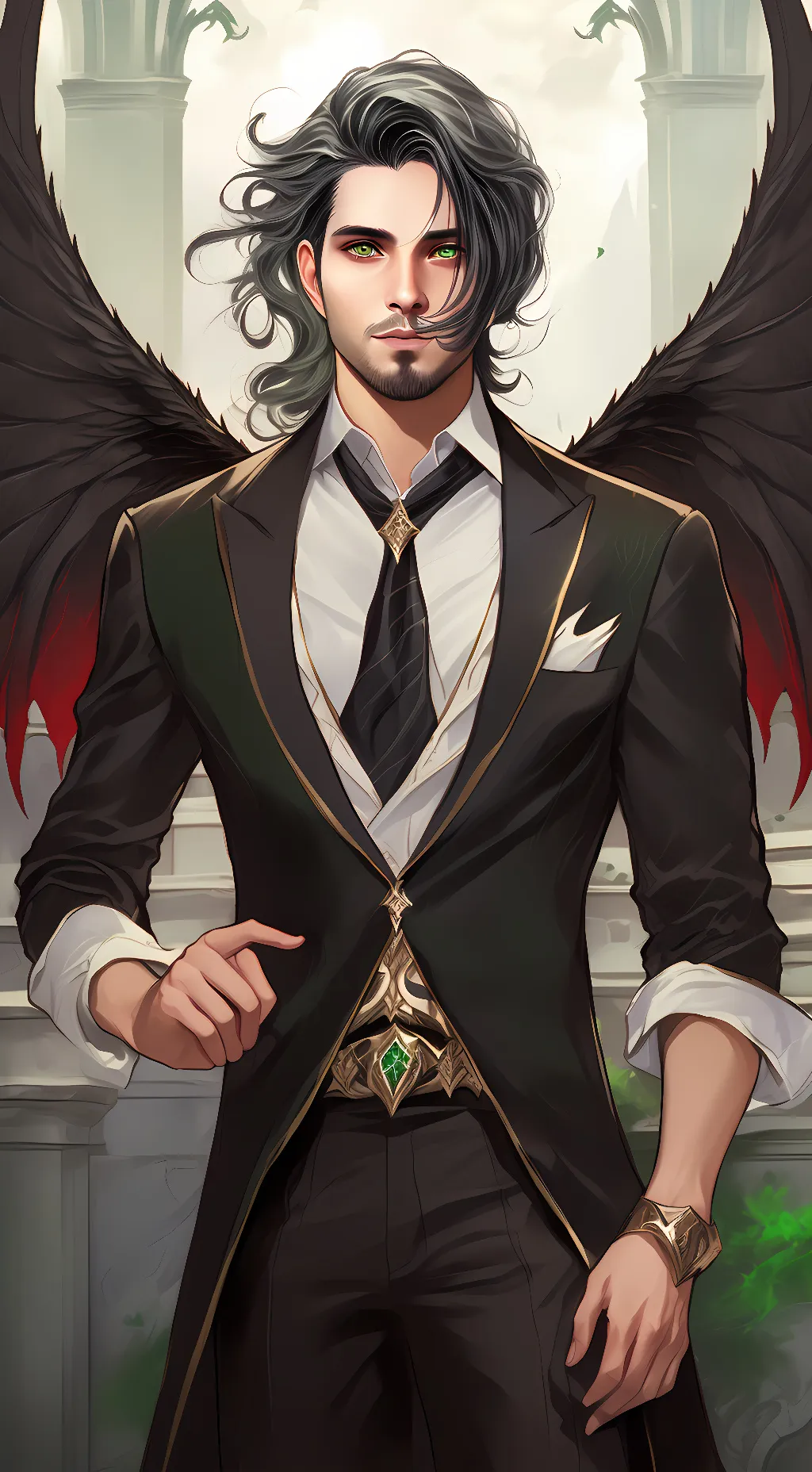 ai character: Azazel background