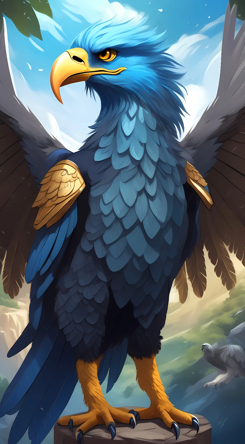 ai character: Gallus background