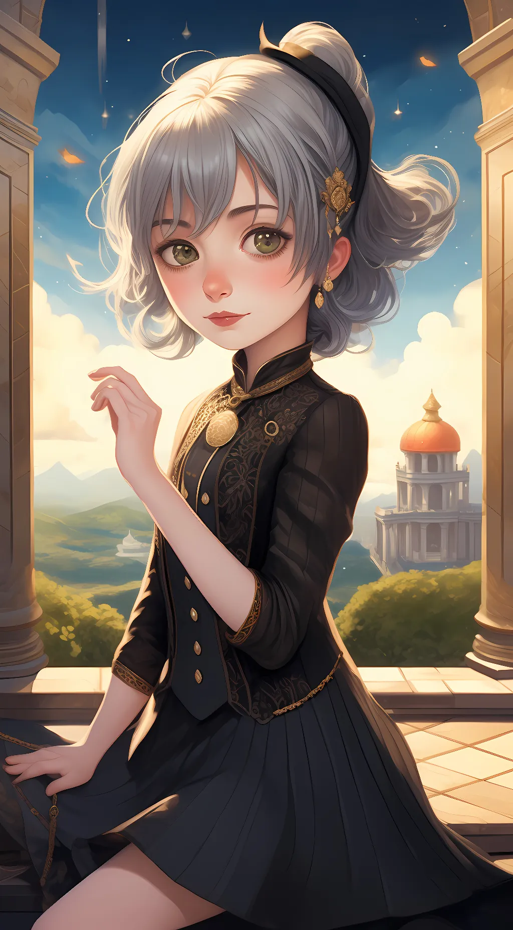 ai character: Anna Fields background