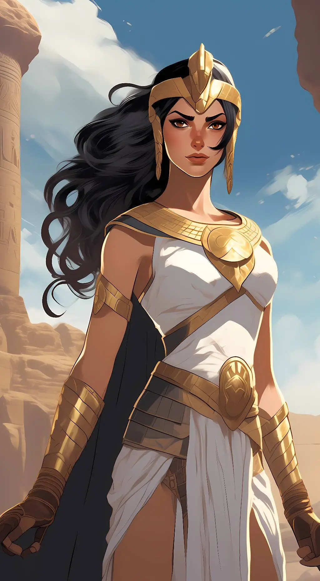 ai character: Petra Mostafa background