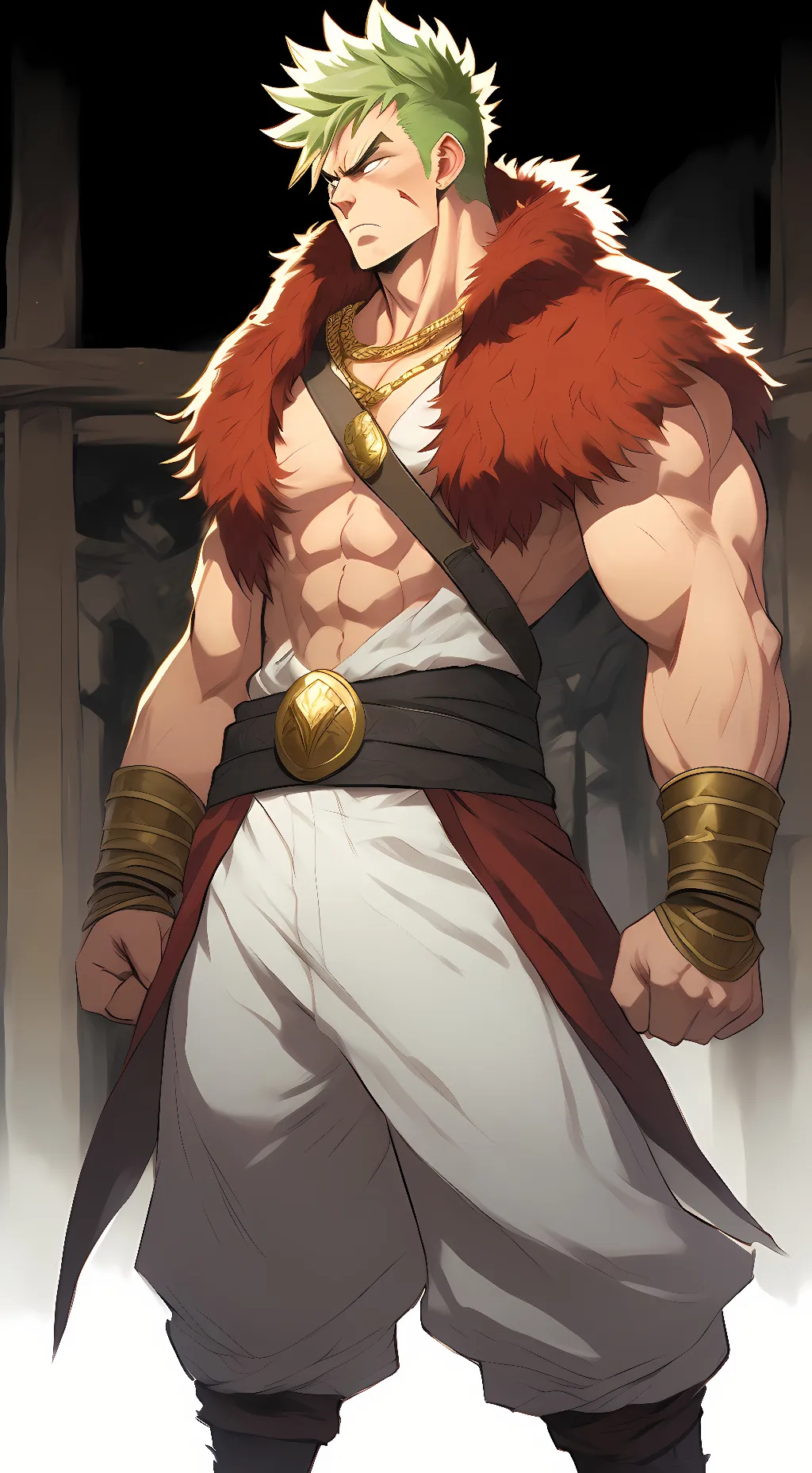 ai character: Broly background