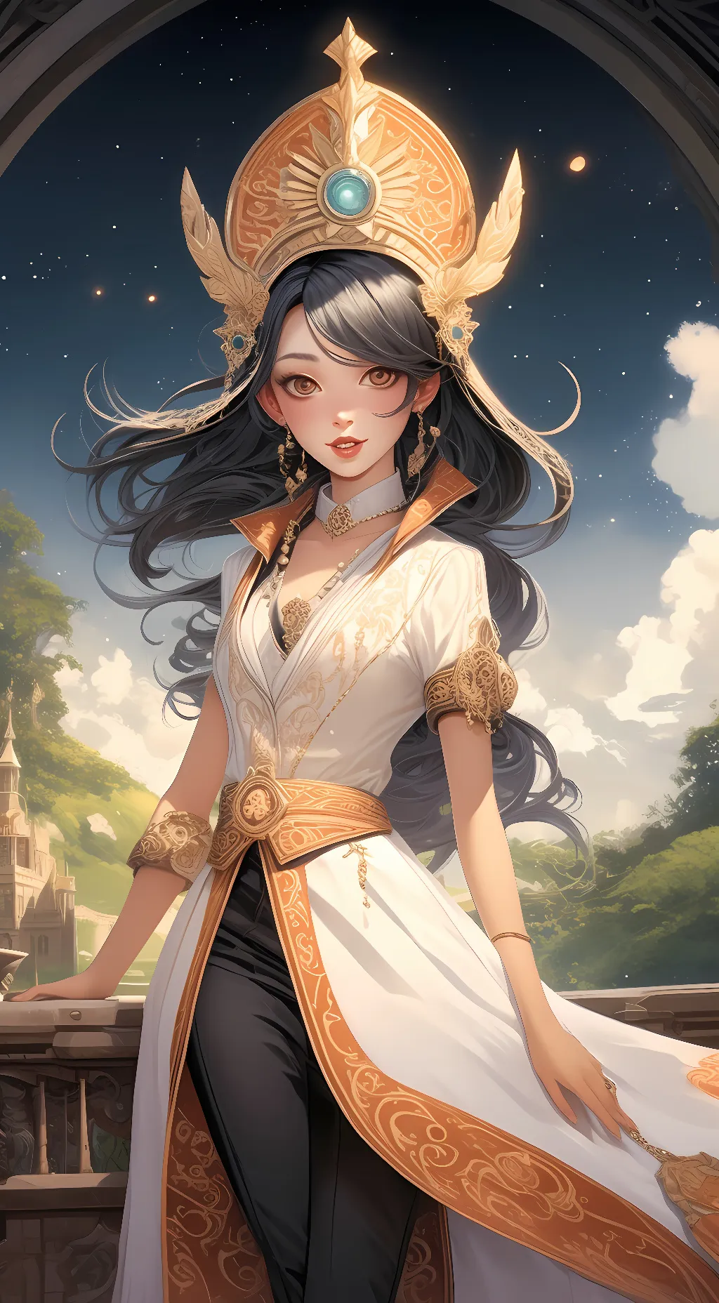 ai character: Miss sexy background