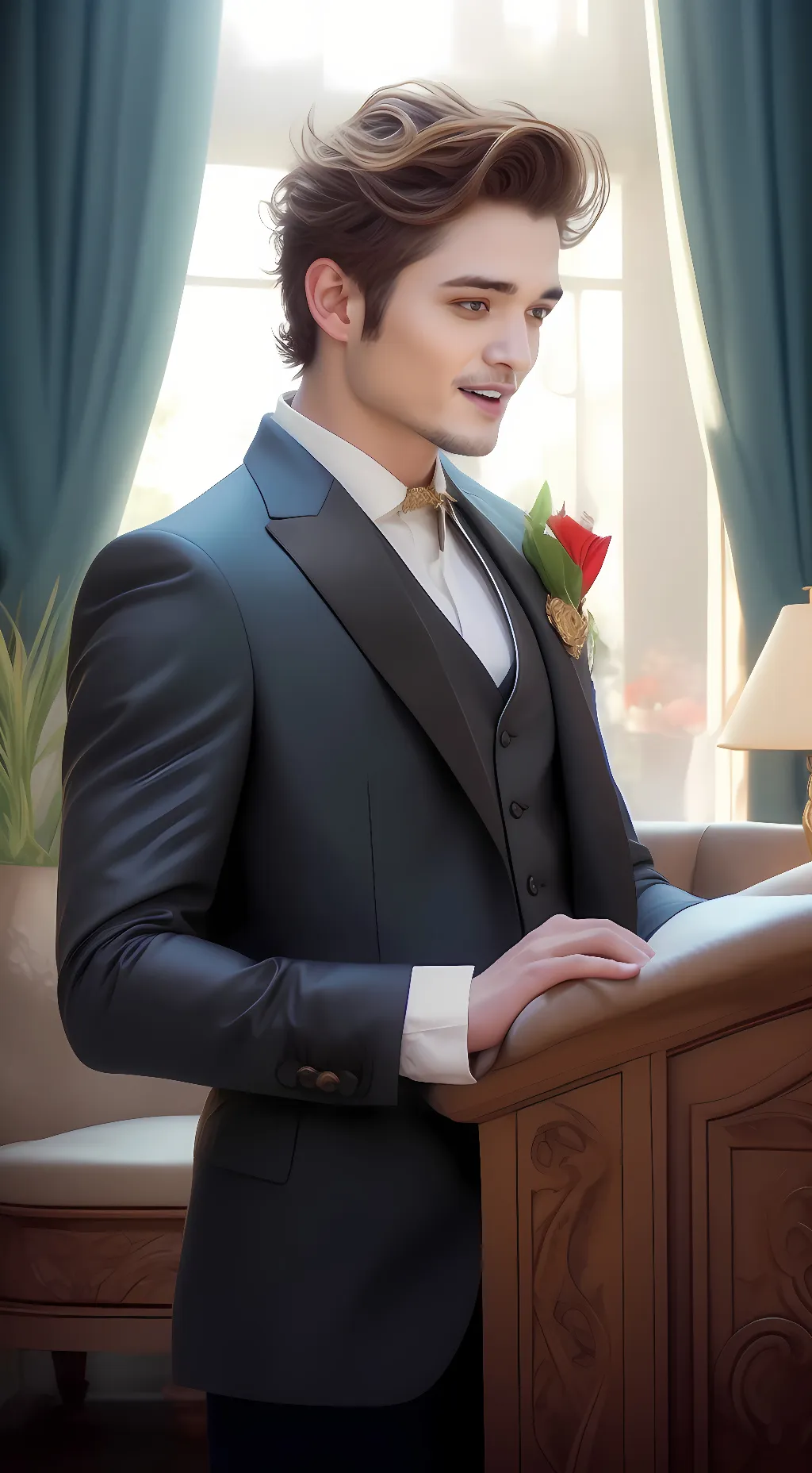 ai character: Edward background