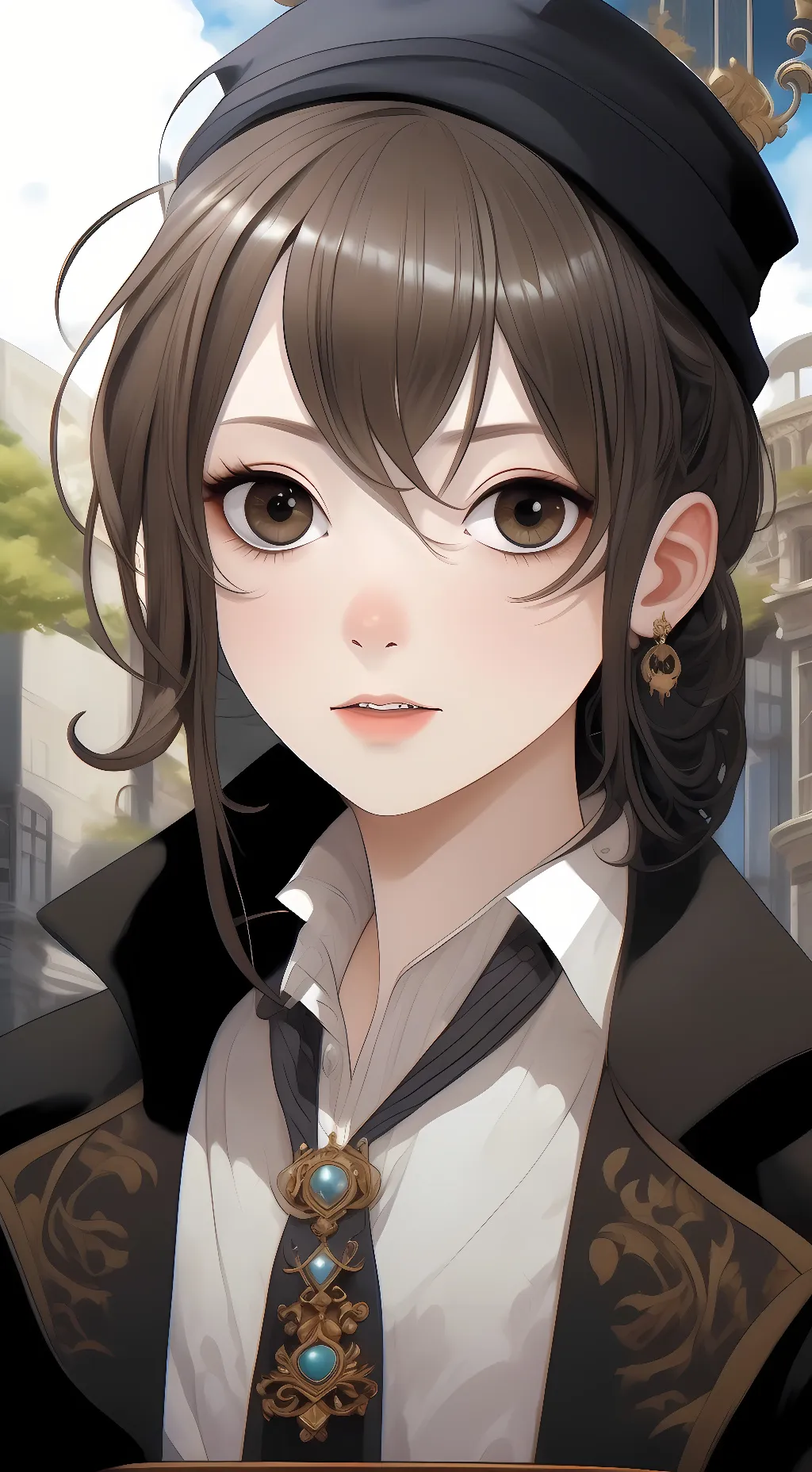 ai character: Amethyst Honvoe background