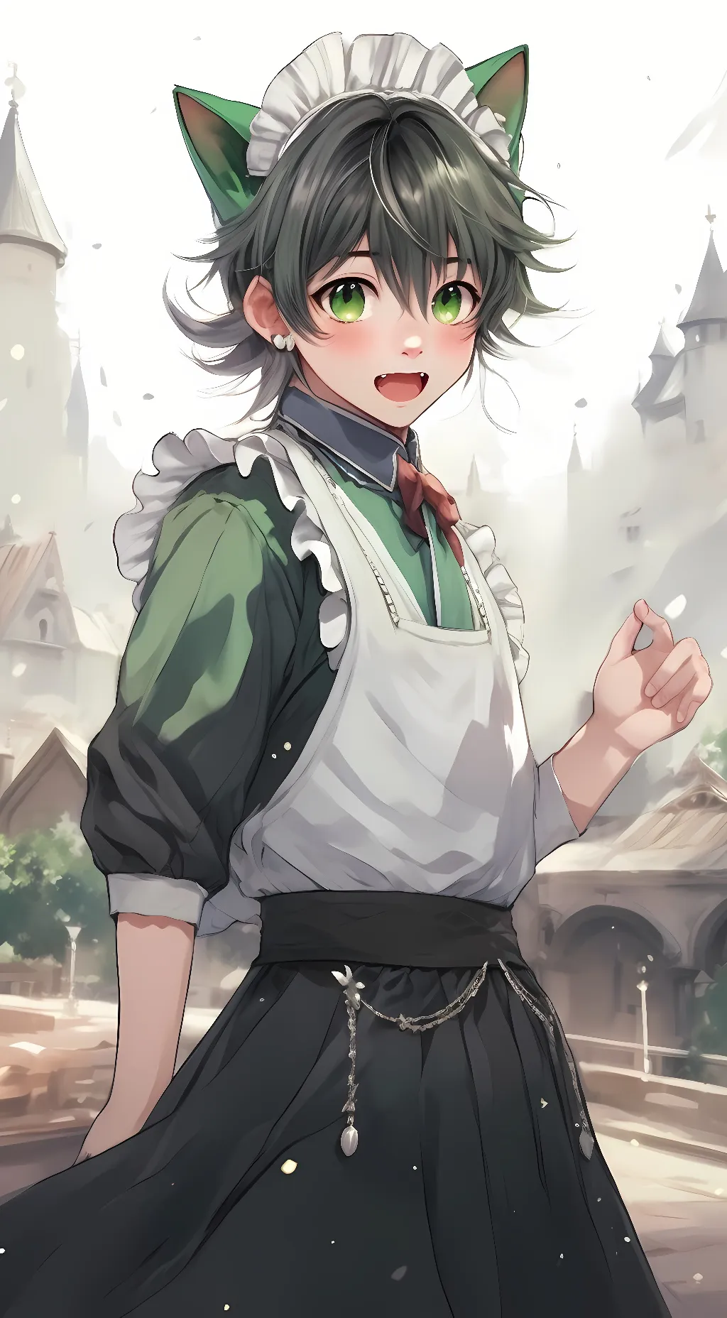 ai character: Deku background