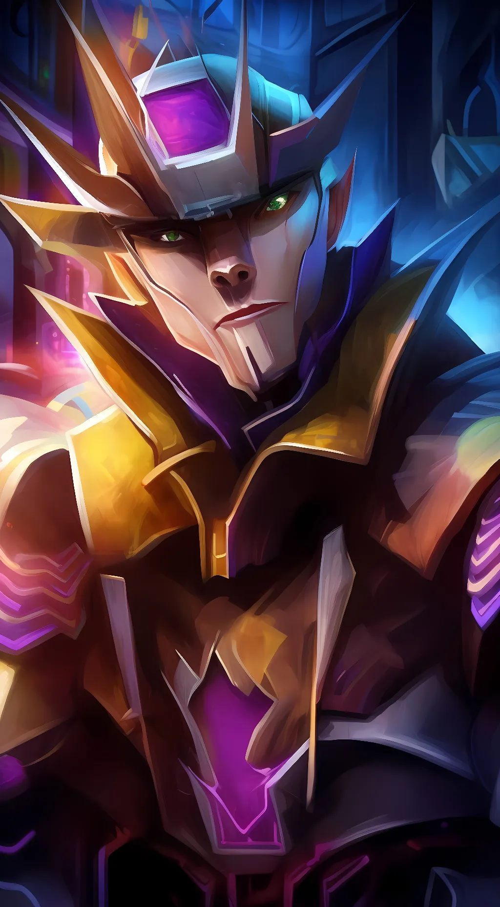 ai character: Soundwave Tfp background