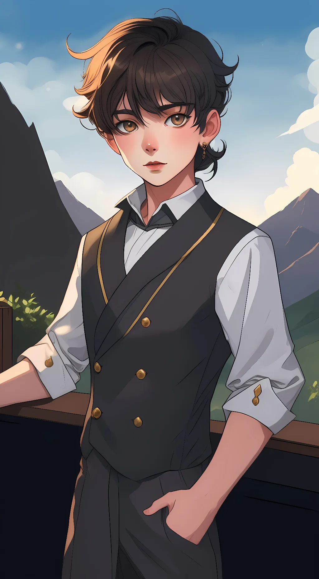 ai character: Adam background