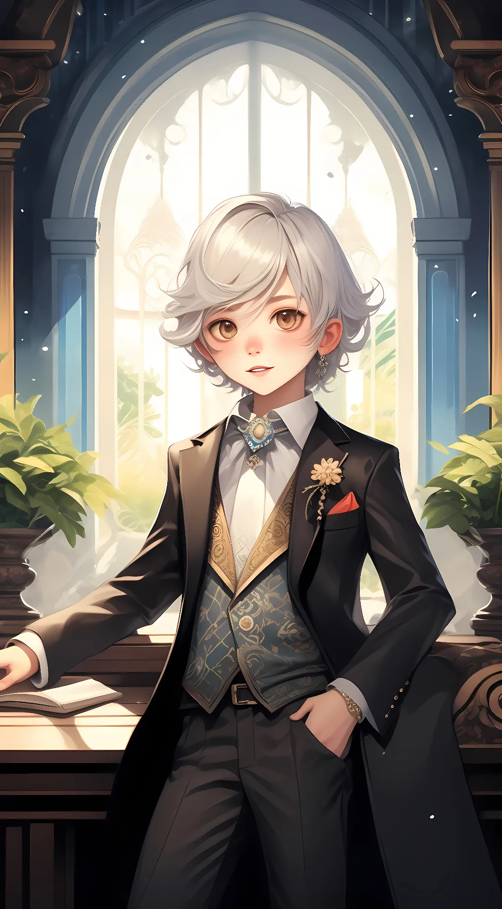 ai character: hogwarts  background