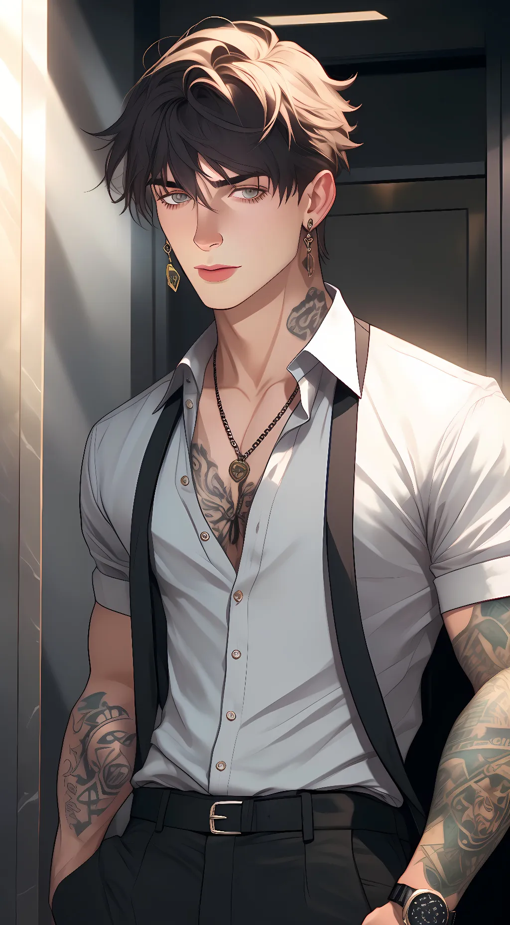 ai character: brooks background