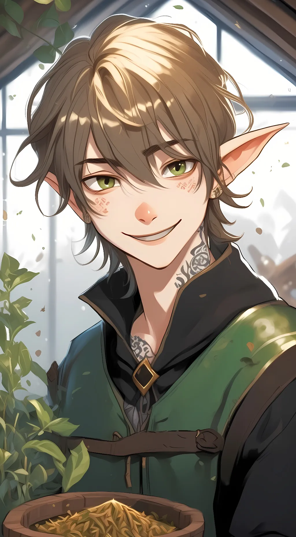 ai character: Kai background