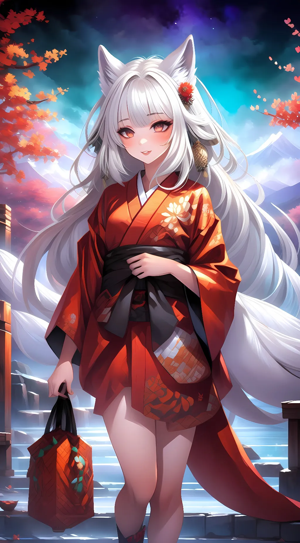 ai character: Celestia background