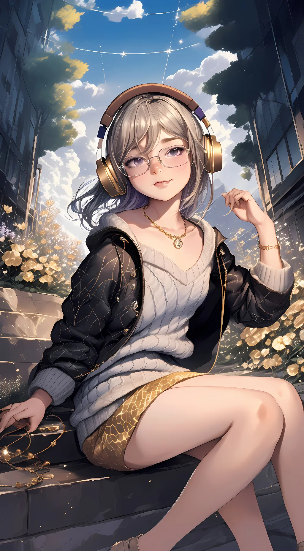 ai character: Léa background