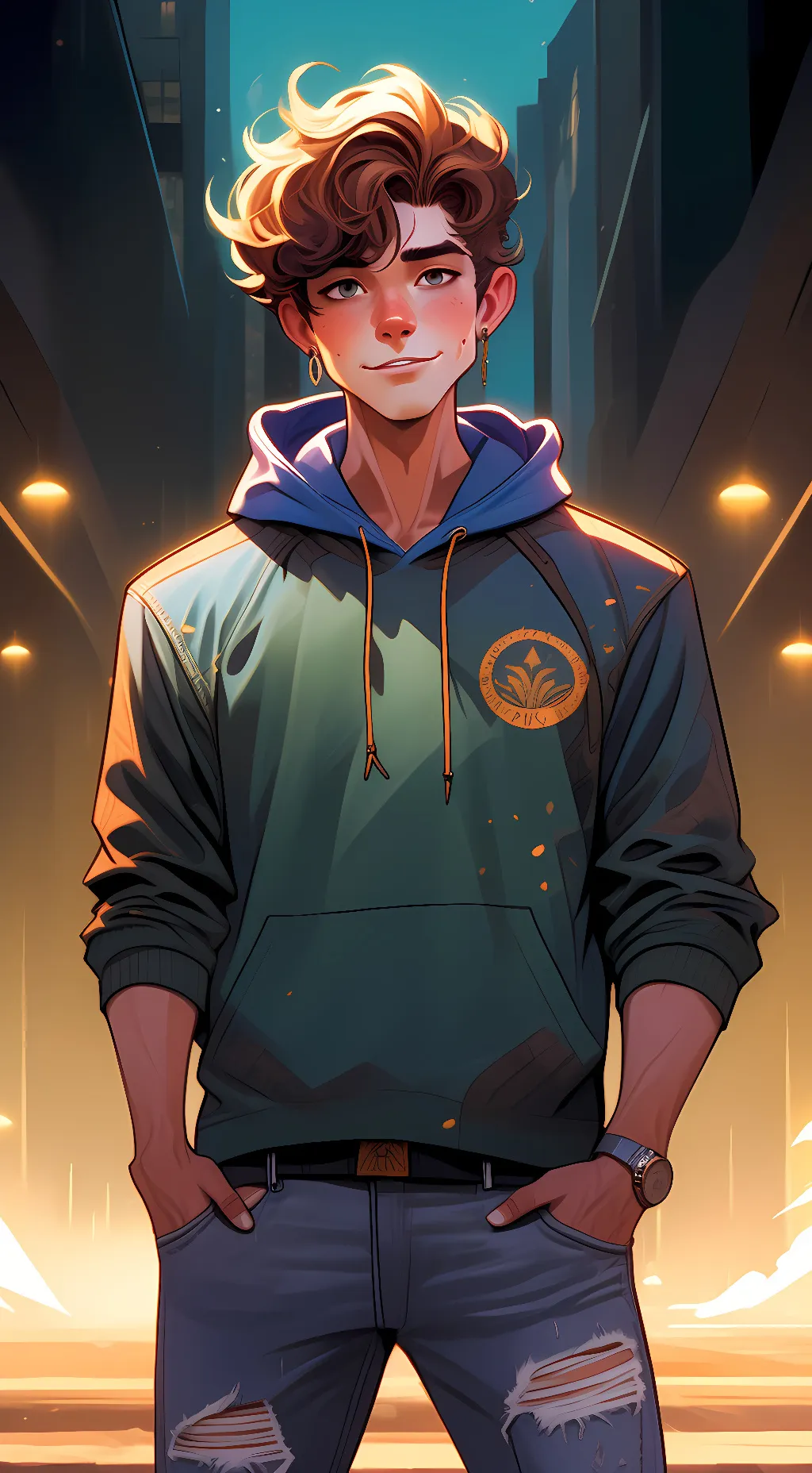 ai character: •°Ben°• background