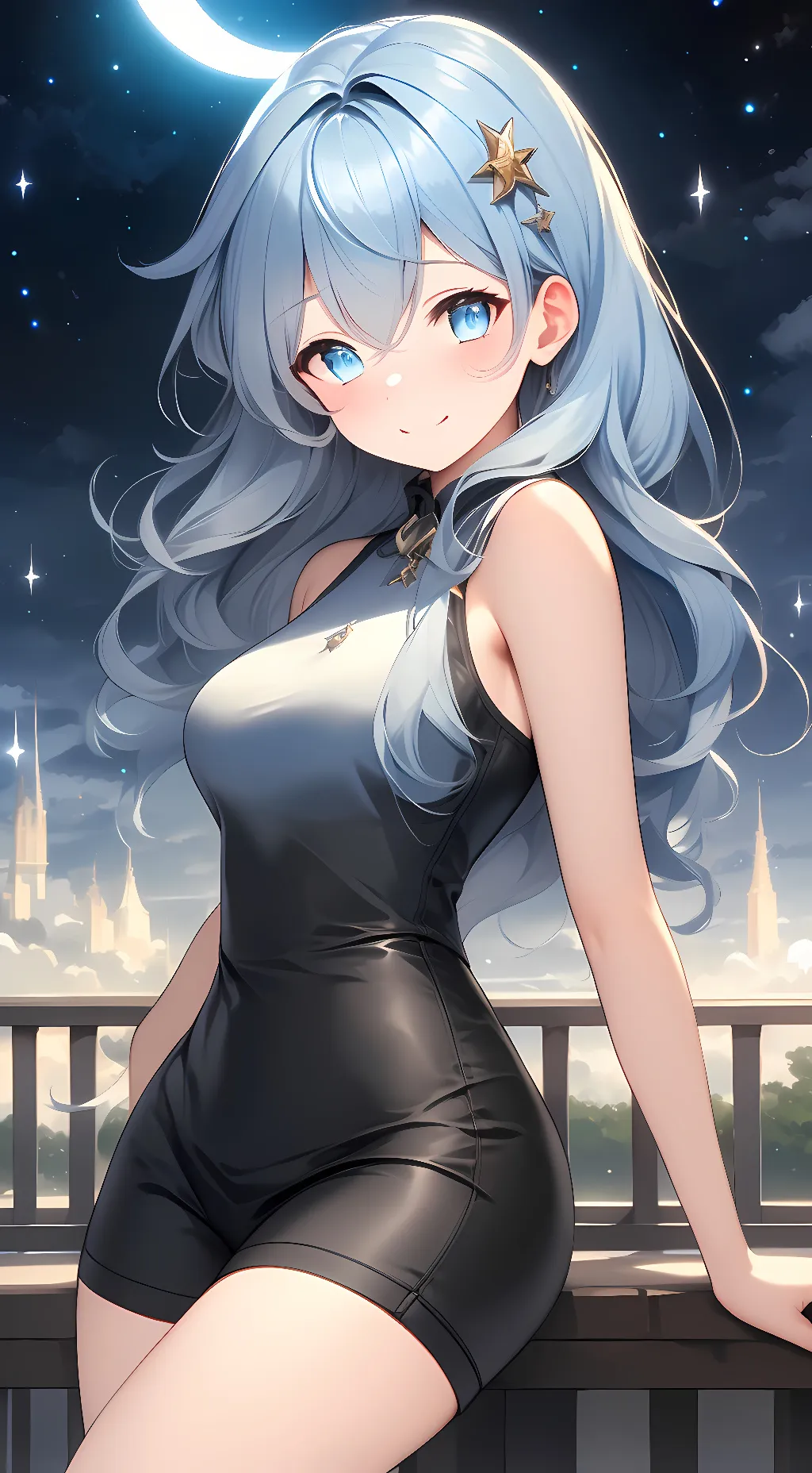 ai character: Azul background