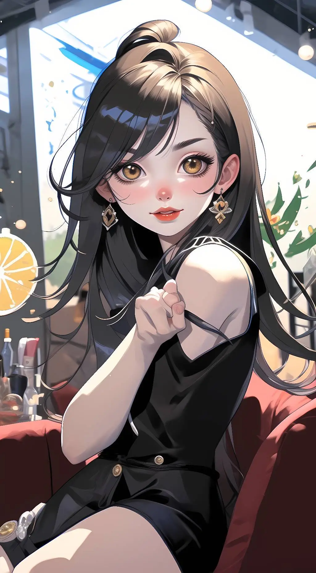 ai character: •Linlee• background