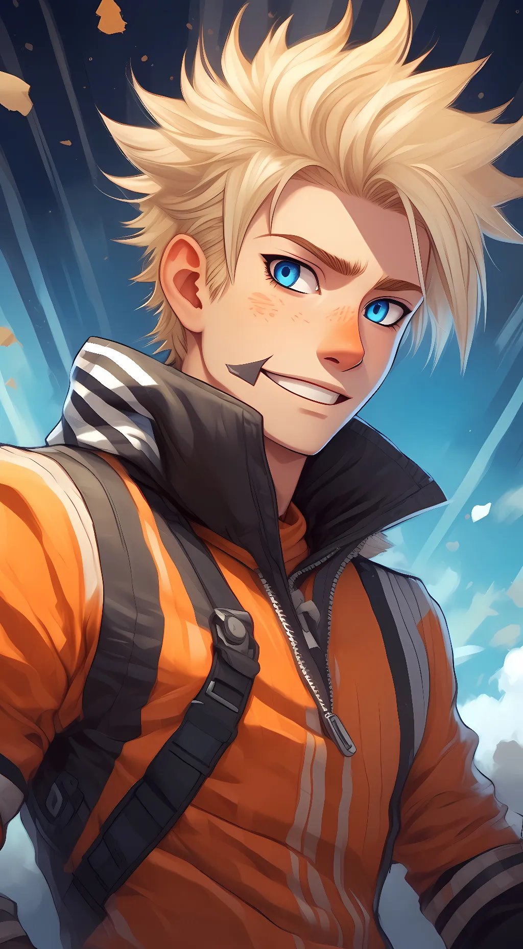 ai character: Naruto Uzumaki background