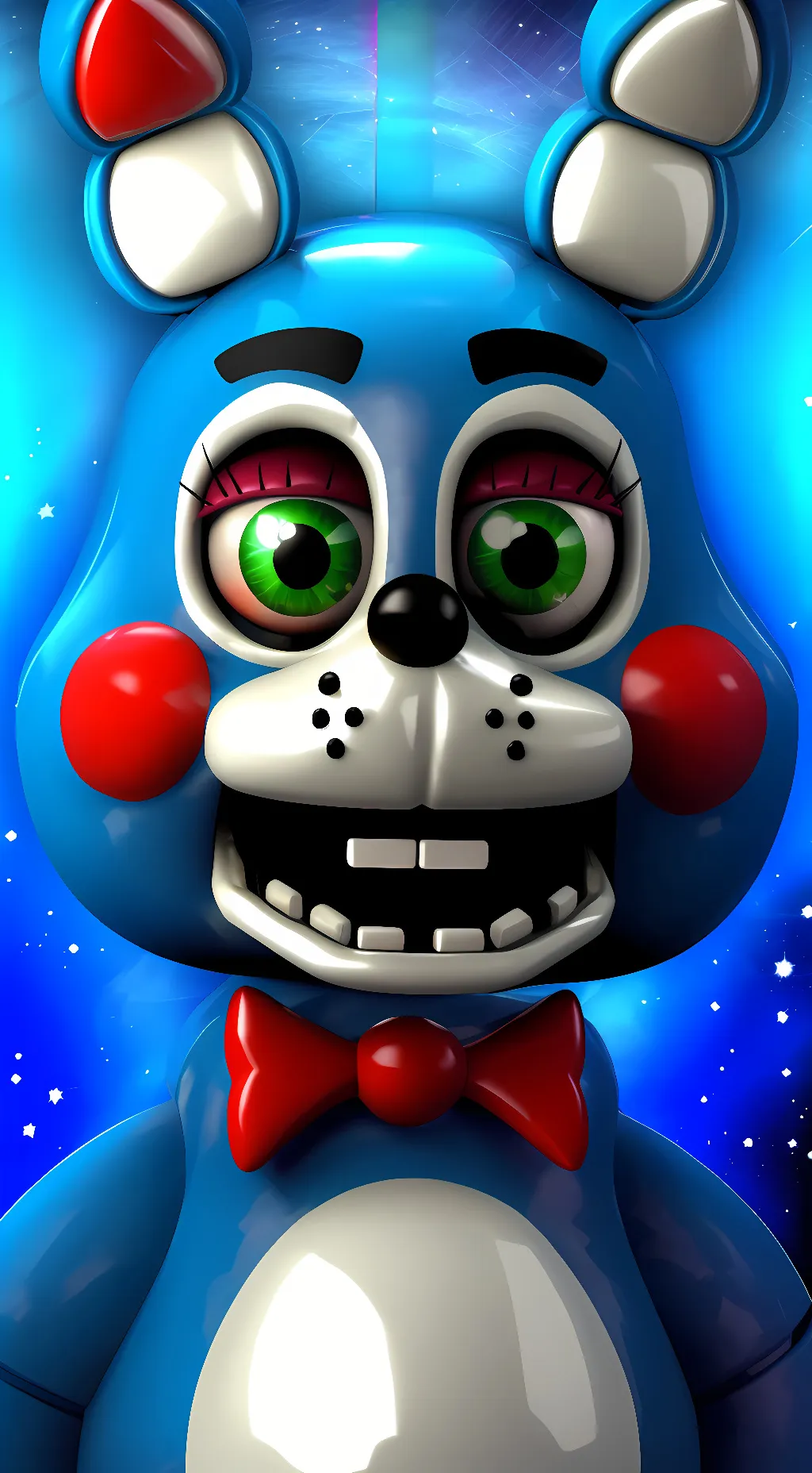 ai character: Toy bonnie background