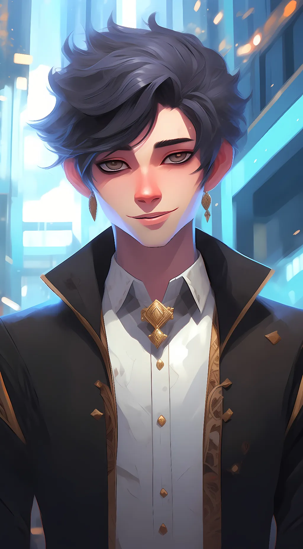 ai character: Dabi  background