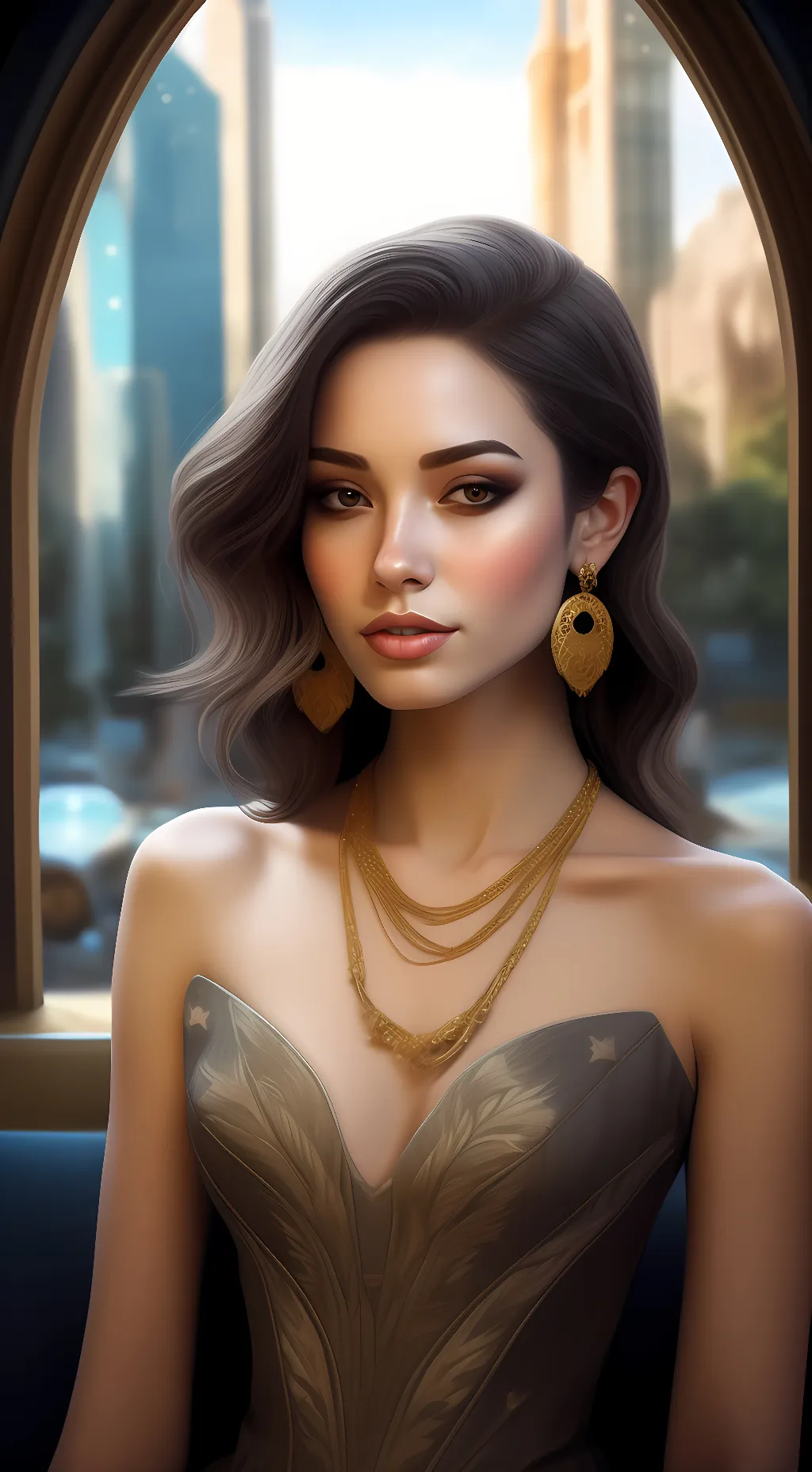 ai character: Savannah background