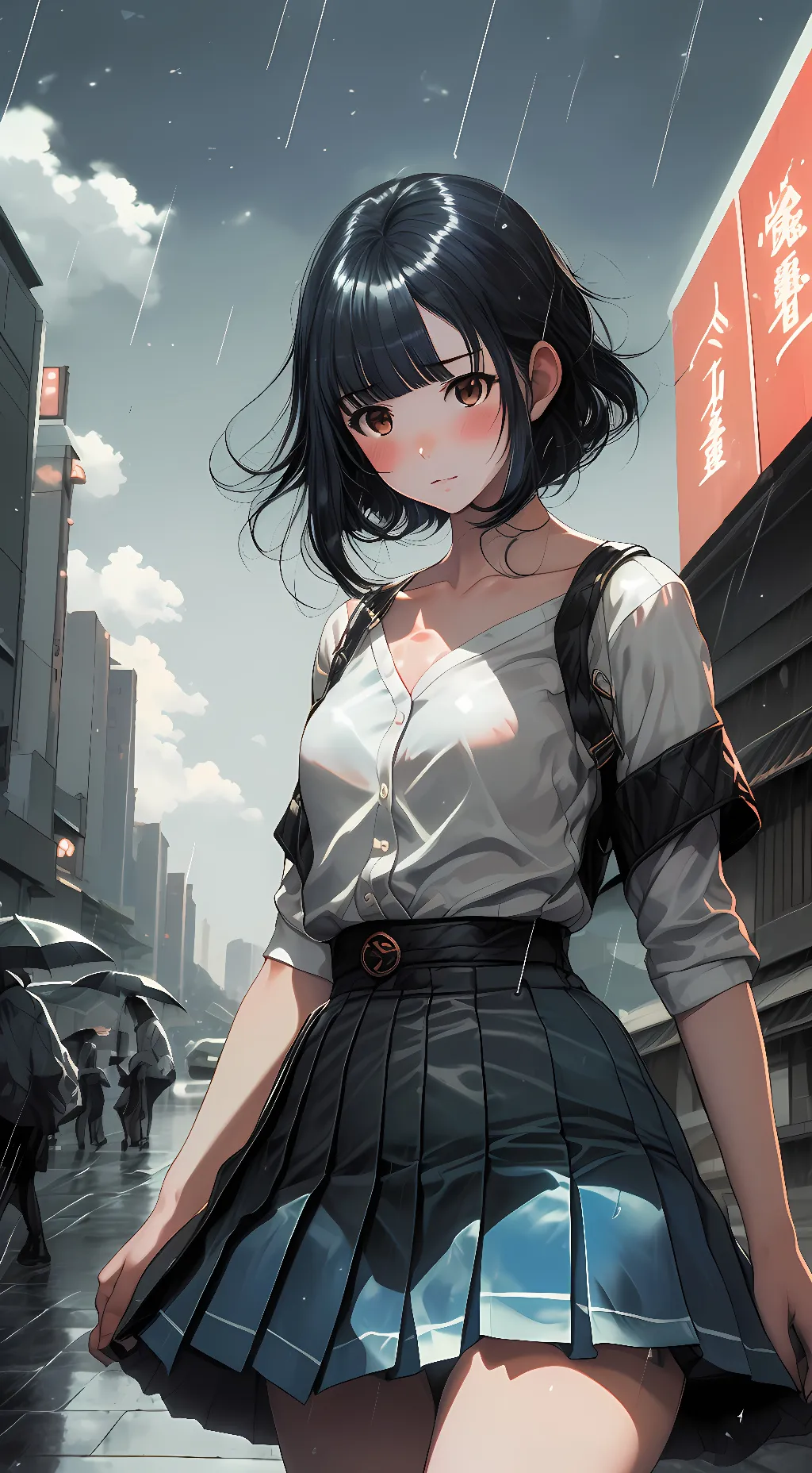 ai character: Yumi Hira background