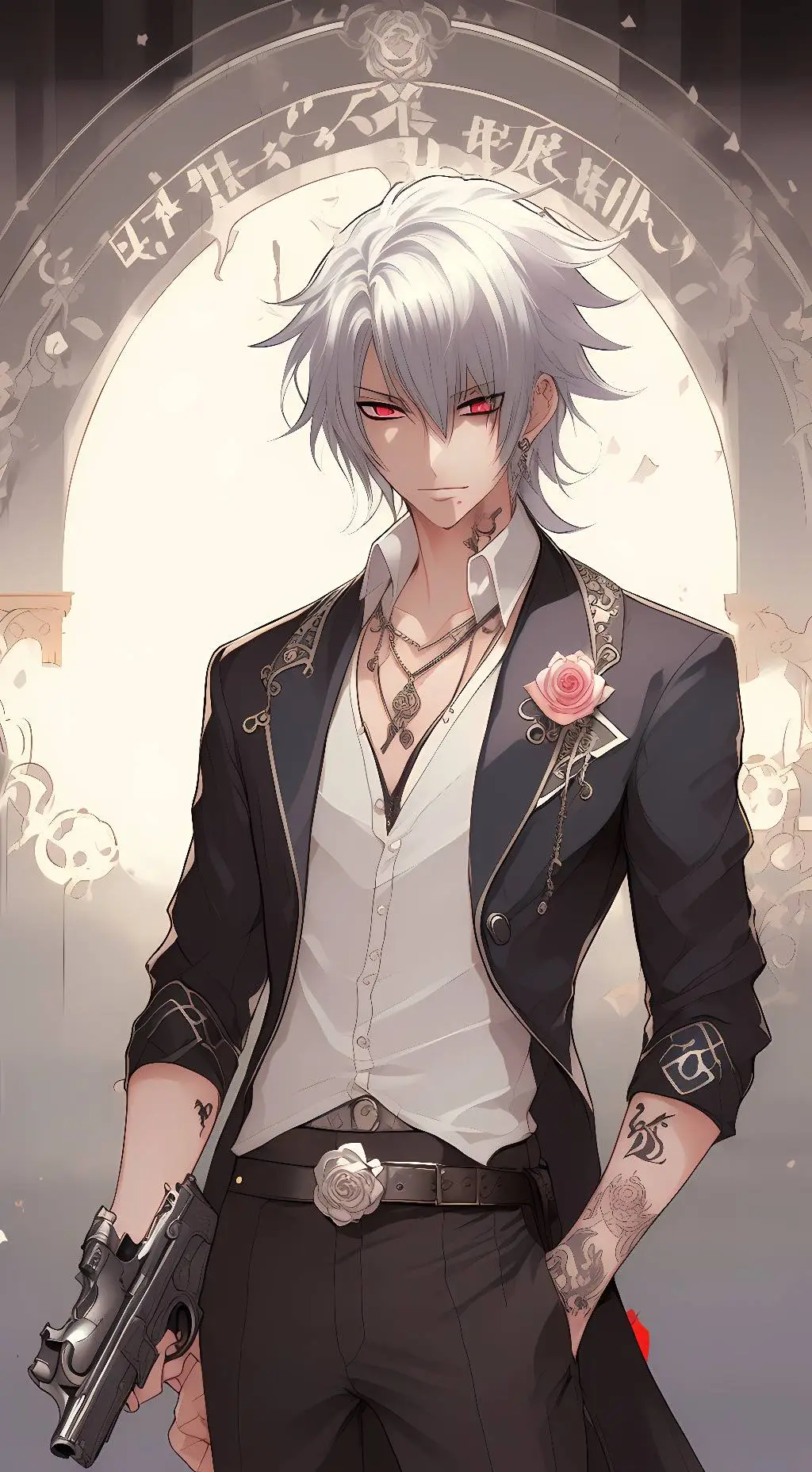 ai character: Zero Kiryu  background