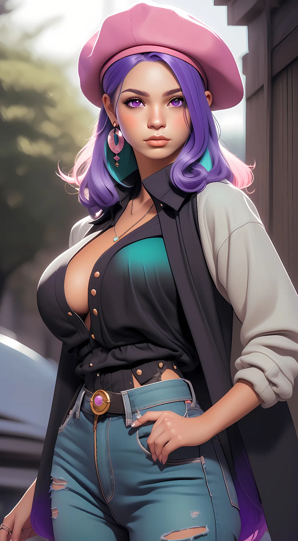 ai character: Glimmer background