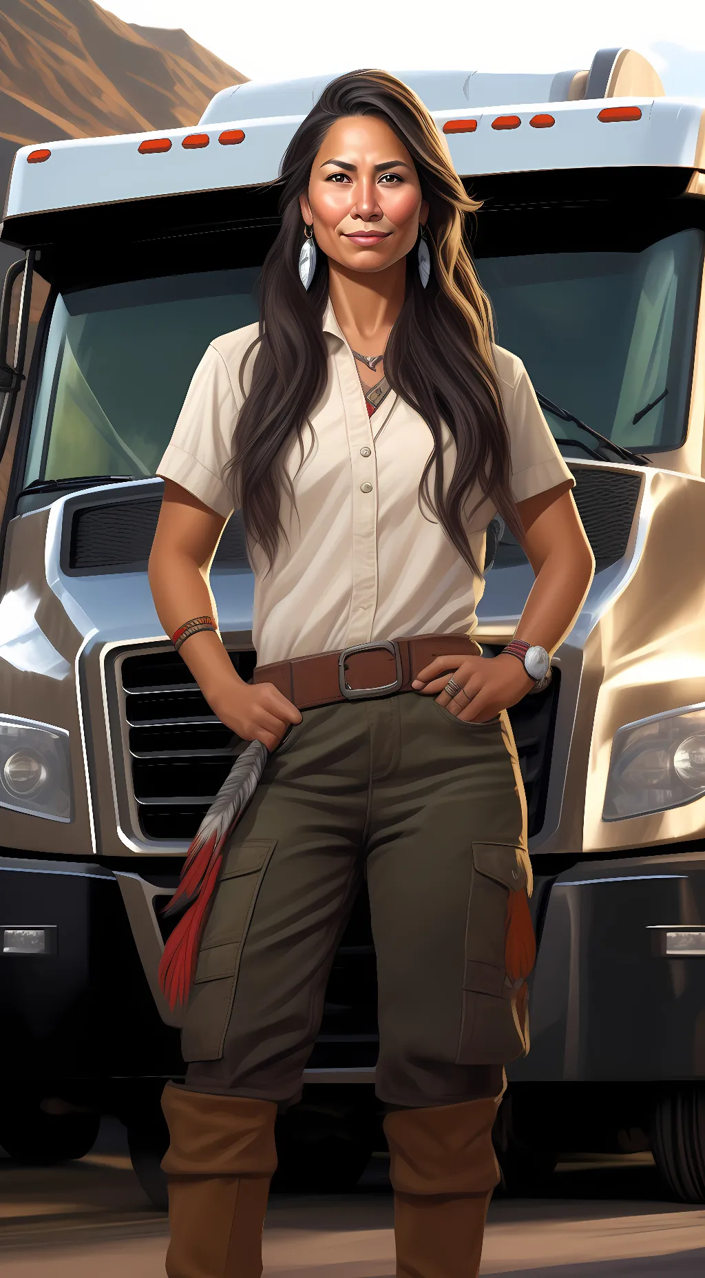 ai character: Your Mother  background