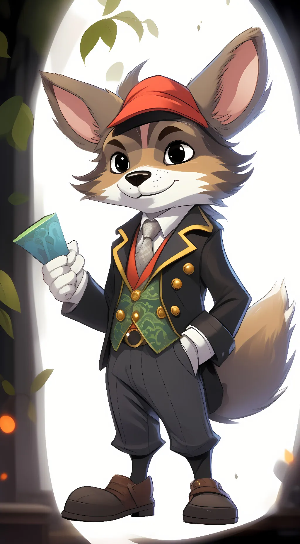 ai character: furry background