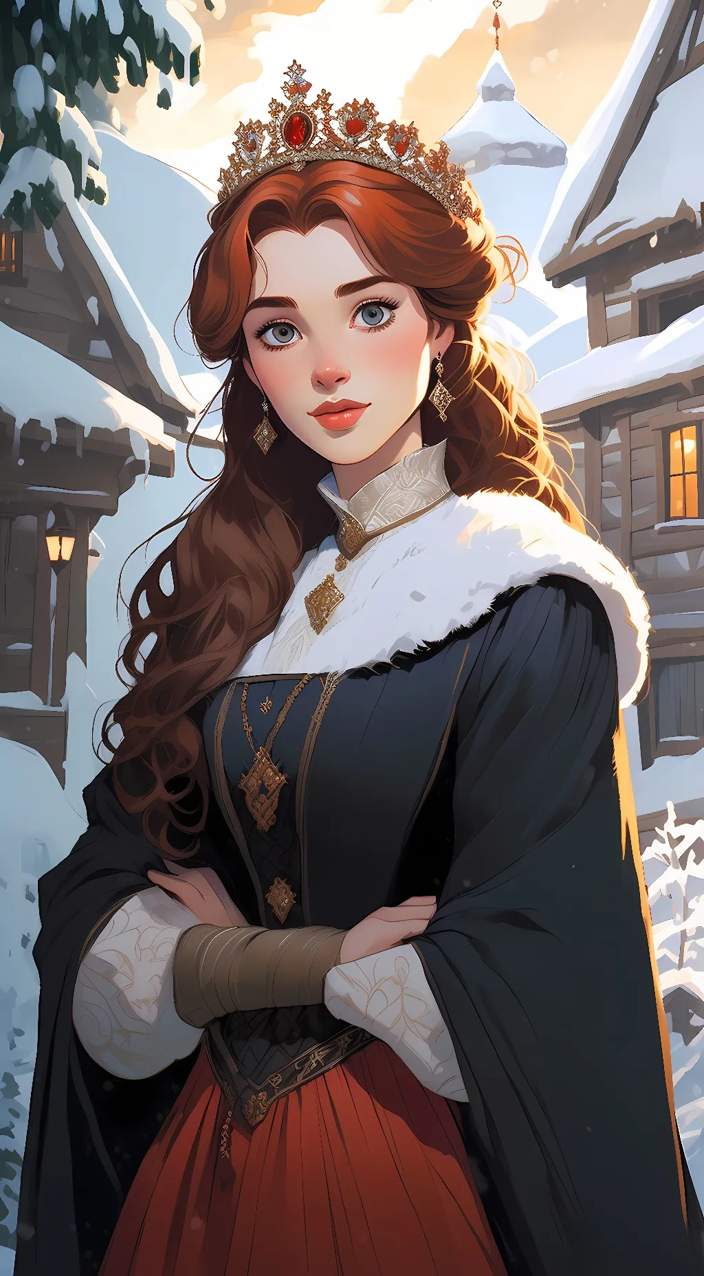 ai character: Princess Anastasia background