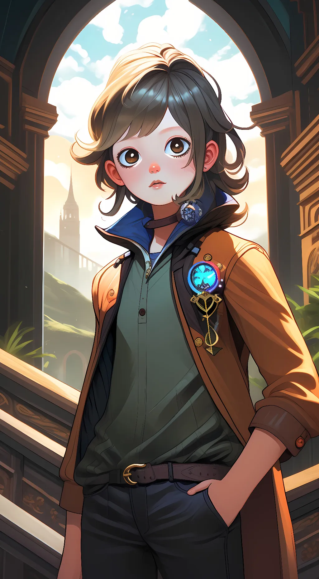 ai character: Andrew background