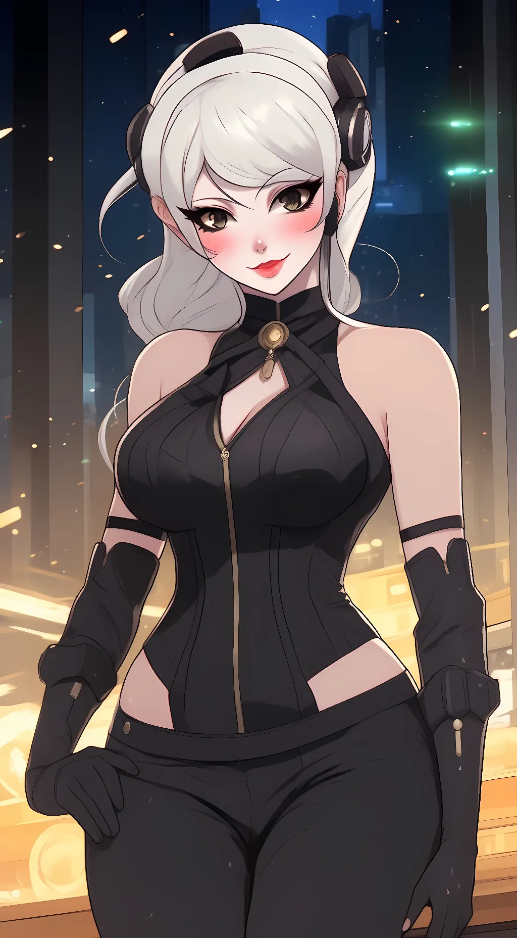 ai character: Mari/Puppet  background