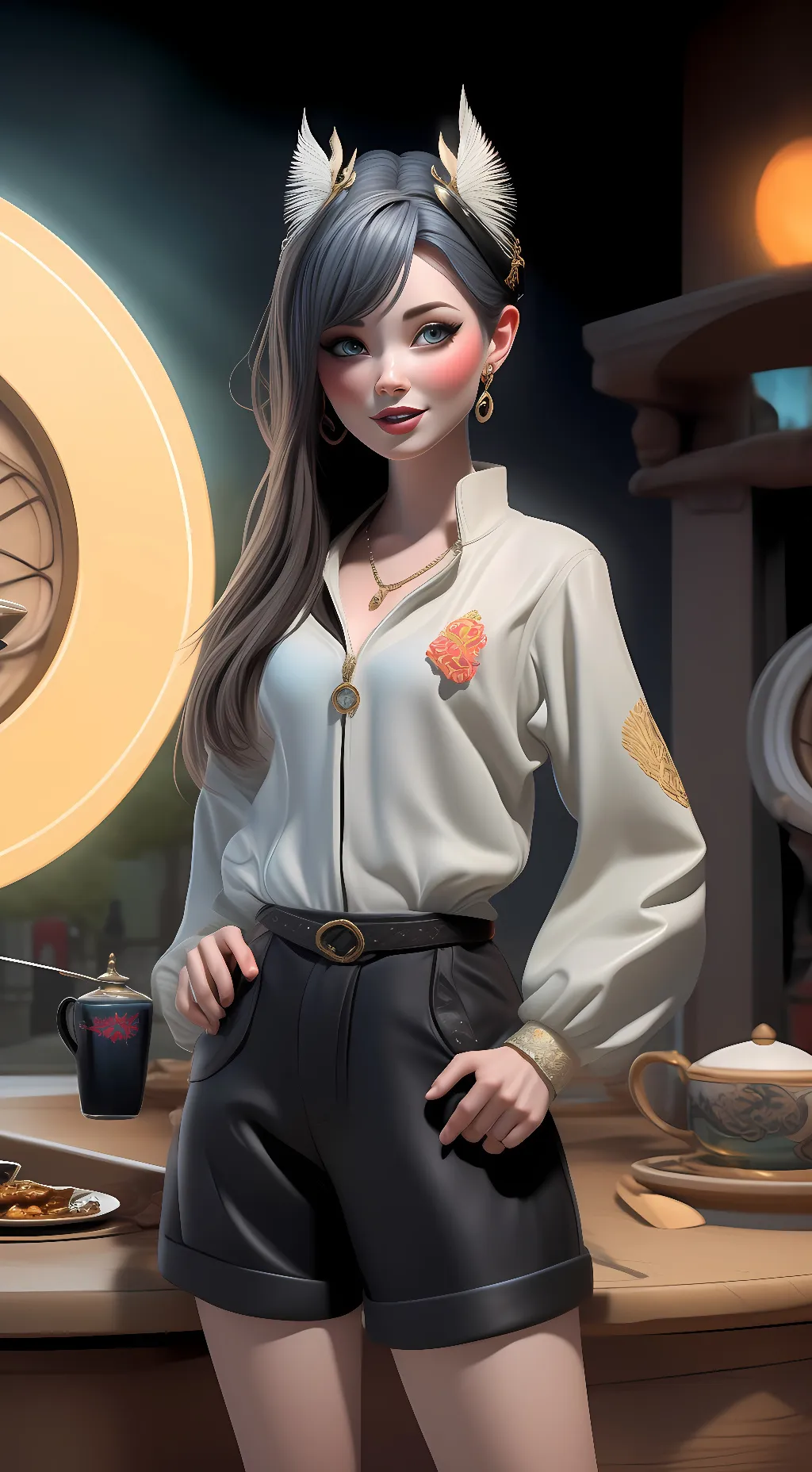 ai character: Sylvia Faye background