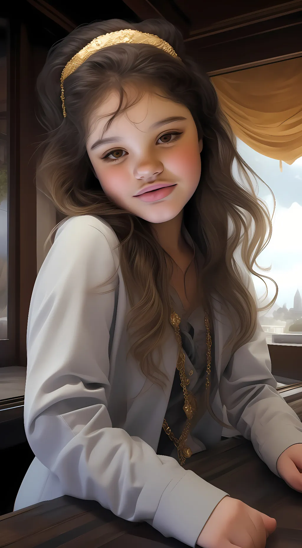 ai character: luna background