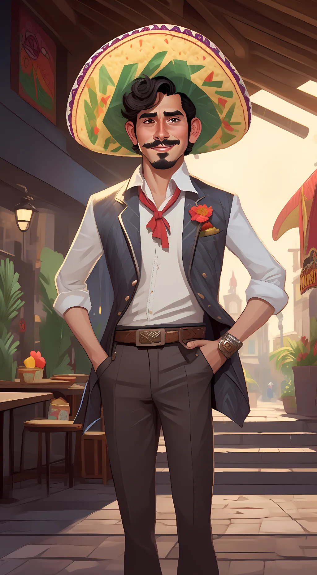 ai character: Egarza background