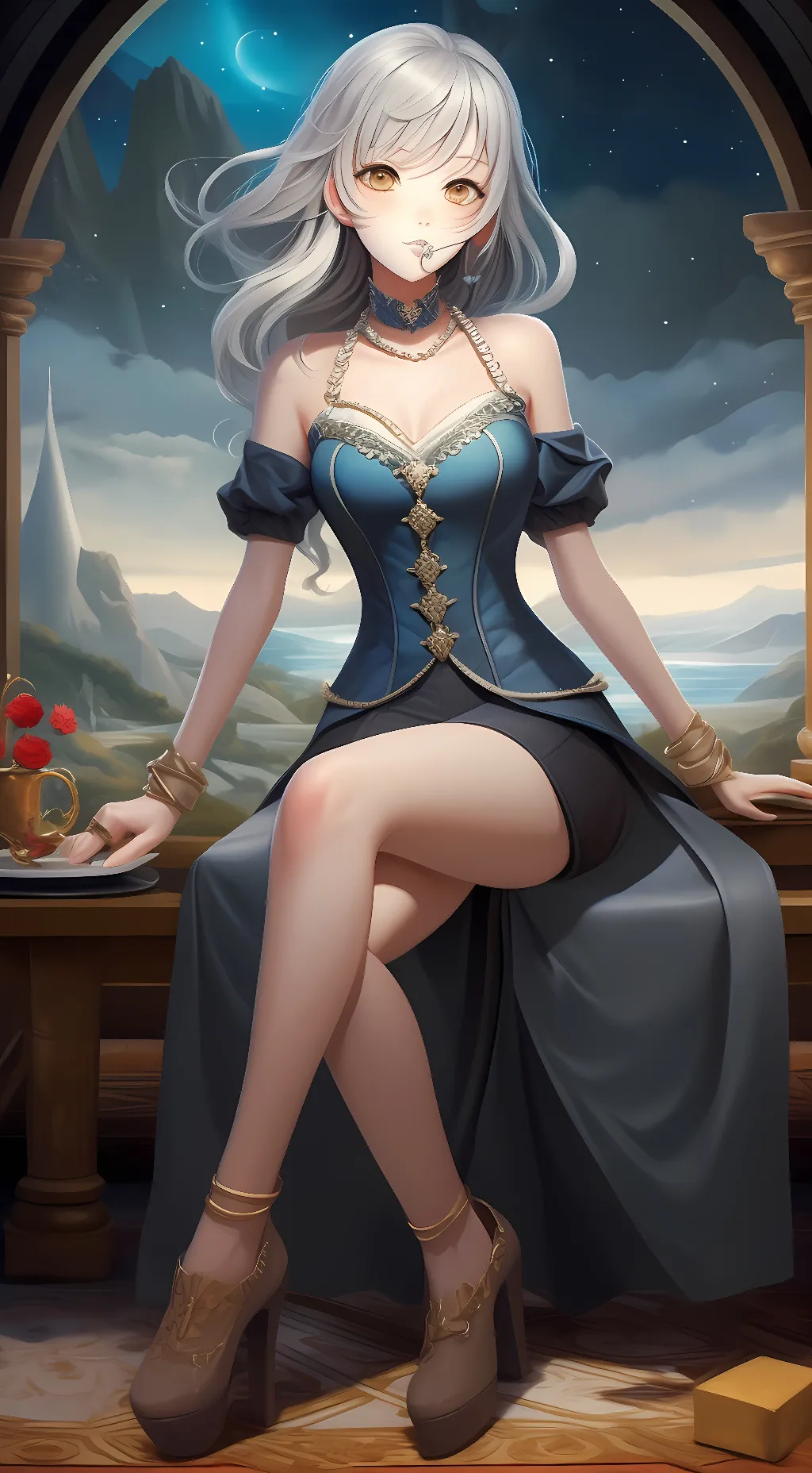 ai character: Aerie background